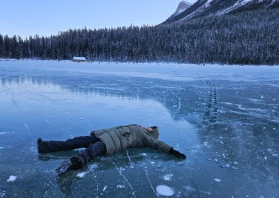Taking it easy at Lake Louise